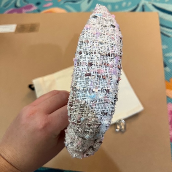 La Bella Shimmer Tweed Headband - Picture 5 of 11